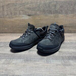 Dunham Seth Waterproof Grey Leather Performance Oxford Men's Size 11.5